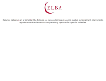 Tablet Screenshot of elbaeditorial.com